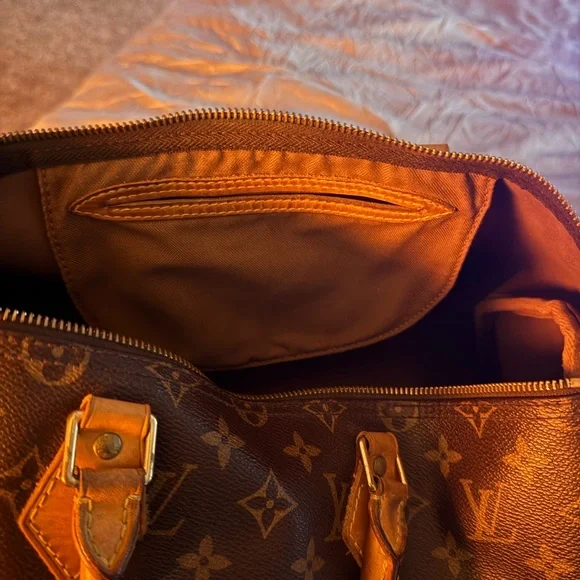 Louis Vuitton Brown and Tan Monogram Bag - Picture 12 of 16